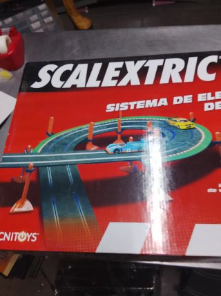 Scalextric Sistema Elevación Pistas Negro