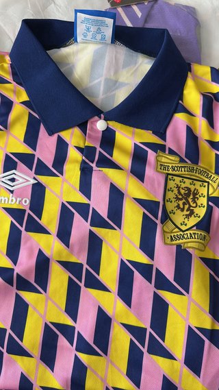 Camiseta Vintage Escocia Umbro 1991-1993 Talla S