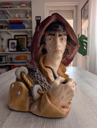 Figura Lladro Porcelana Pescador de Regreso 1978