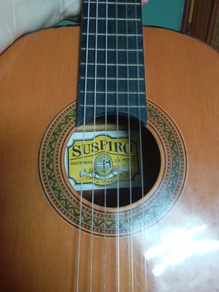 Guitarra Clásica Madera Natural