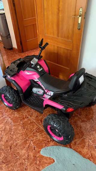 Buggy Eléctrico Infantil Rosa y Negro