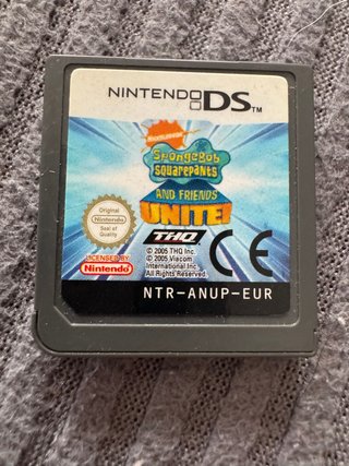 Nintendo DS SpongeBob SquarePants Unite!