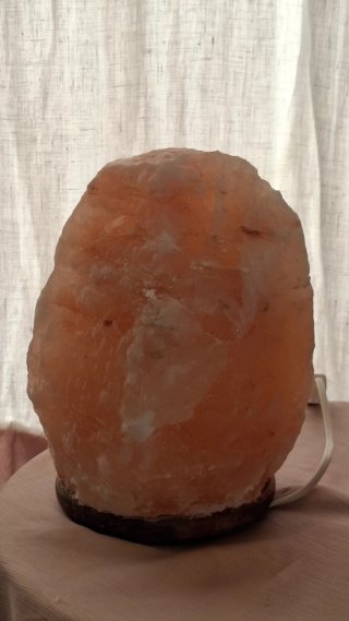 Lámpara de Sal Natural Rosa