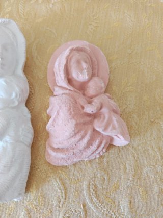 Calchi in gesso Madonna con Bambino