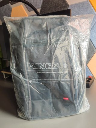 Mochila Kingsons 15,6" - Negra