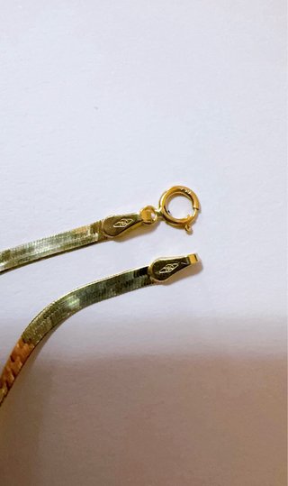 Bracciale snake piattina in oro giallo 18kt 750