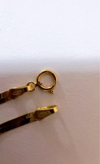 Bracciale snake piattina in oro giallo 18kt 750