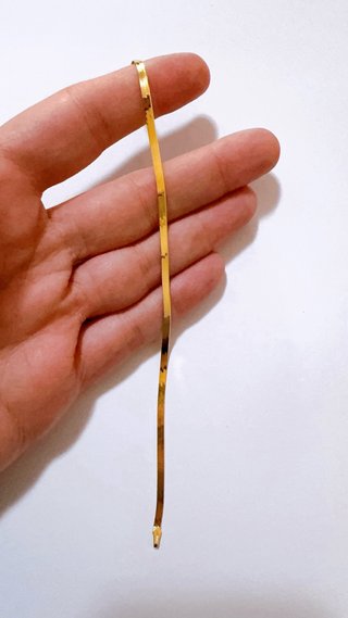 Bracciale snake piattina in oro giallo 18kt 750