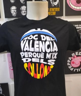 Camiseta Soc del Valencia perqué m'ix dels collons