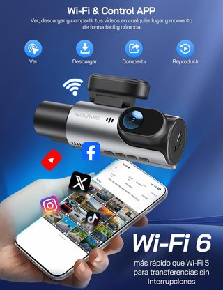 Cámara Coche 4K WiFi Sensor G [PRECINTADO]