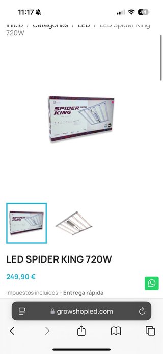 LED Spider King 720W