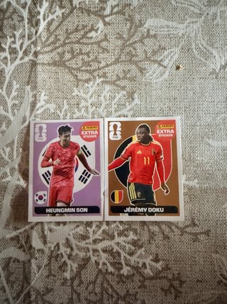 2 Cromos Extra Panini FIFA