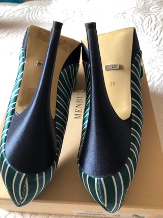 Zapatos Menbur fiesta verde talla 38