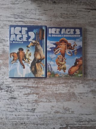 DVDs Ice Age 2 y 3 (Español)