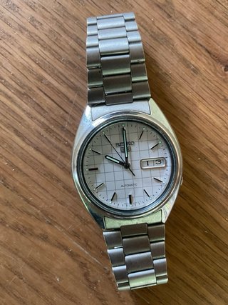 Seiko 5 Automático Vintage - Esfera Cuadriculada