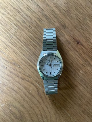 Seiko 5 Automático Vintage - Esfera Cuadriculada
