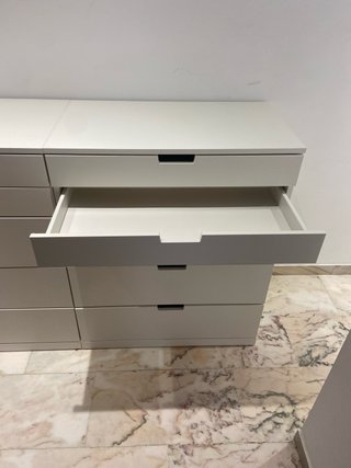Cómoda NORDLI Ikea 10 cajones Blanca