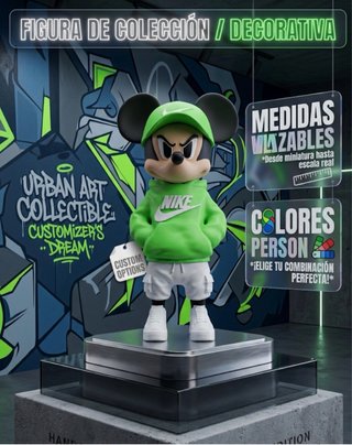 Figura Mickey Personalizable y ajustable