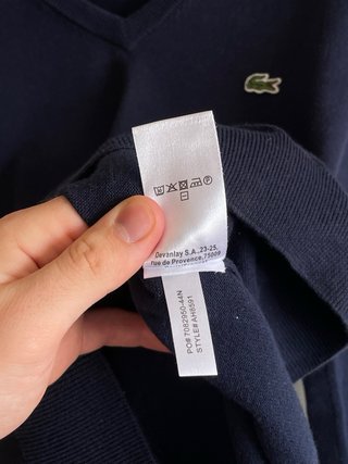 Jersey Lacoste Azul Marino Talla M