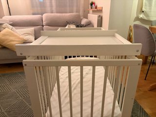 Cambiador Zara Home - cuna blanco