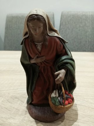 Figura Belén Mujer Cesta