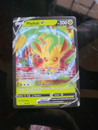 Carta Pokémon Phyllali V 007/203