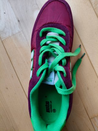 Zapatillas Mustang Morado y Verde