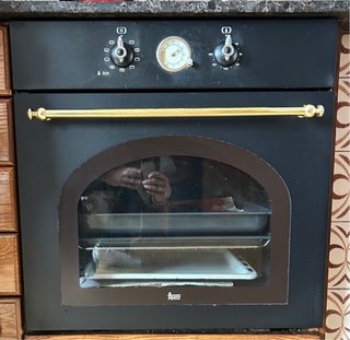 Horno Teka Negro con Puerta de Cristal y vitro