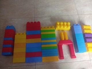 Mesa de construcción Mega Bloks