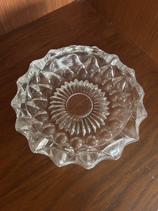 Cenicero/Vaciabolsillos Cristal Vintage