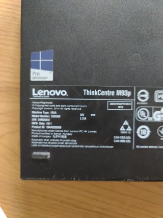 Lenovo ThinkCentre M93P Tiny PC