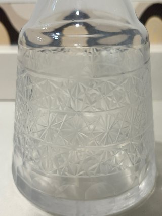 Jarra y Vaso Cristal Mesita Noche Becara