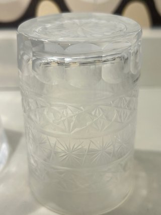 Jarra y Vaso Cristal Mesita Noche Becara