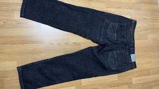 Vaqueros Moto Negro son algo elástico.