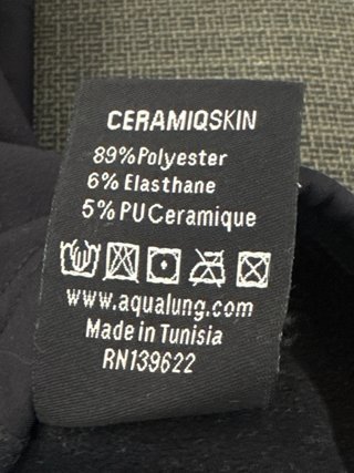 Ropa de buceo Aqualung Ceramiqskin Talla M
