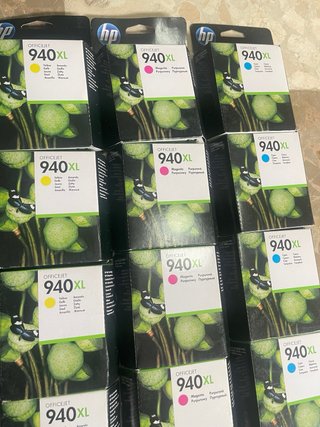 Cartuchos HP 940XL nuevos (lote)