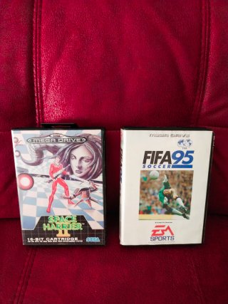 Lote Consola Sega Mega Drive II + 7 Juegos