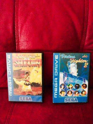 Lote Consola Sega Mega Drive II + 7 Juegos