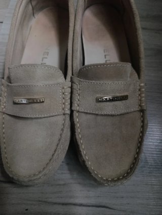 Mocasines Martinelli Beige Ante