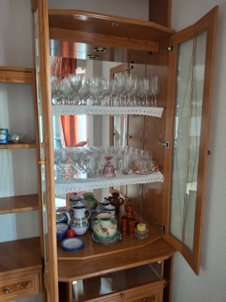 Mueble salón estanterías 4 módulos