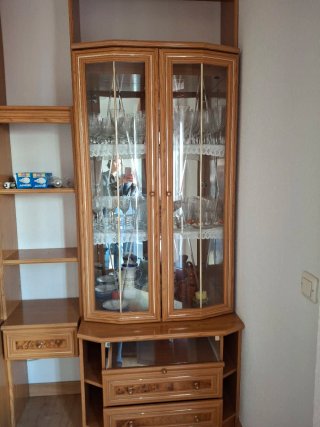 Mueble salón estanterías 4 módulos