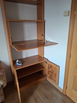 Mueble salón estanterías 4 módulos