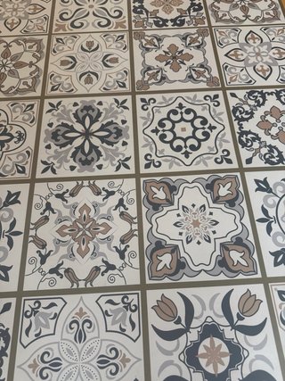 Tappeto in vinile design piastrelle 200x80cm