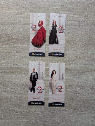 Pack 4 Marcapáginas El Diablo Viste de Prada 2