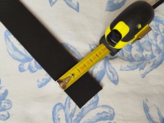 Cinta/s de cuero negro vacuno 3.5mm para cinturón.