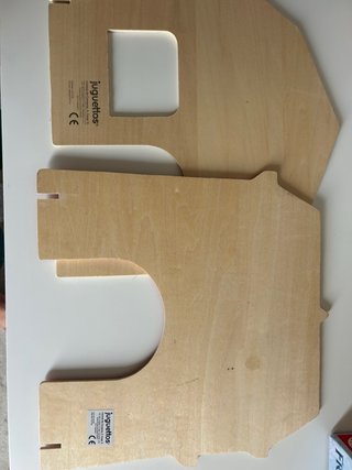 Escenario de cuento de madera