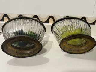 Adornos Becara Cristal y Metal