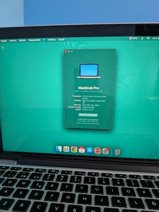 MacBook Pro Retina 2015 i5 8GB 256GB Plata