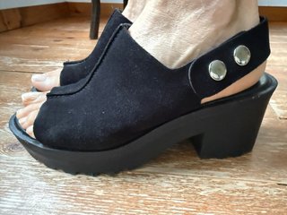 Sandalias Bimba y Lola Negras T38