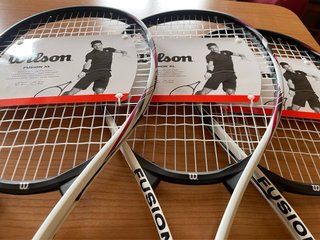 3 Raquetas Wilson Fusion XL L3 (3 unidades)